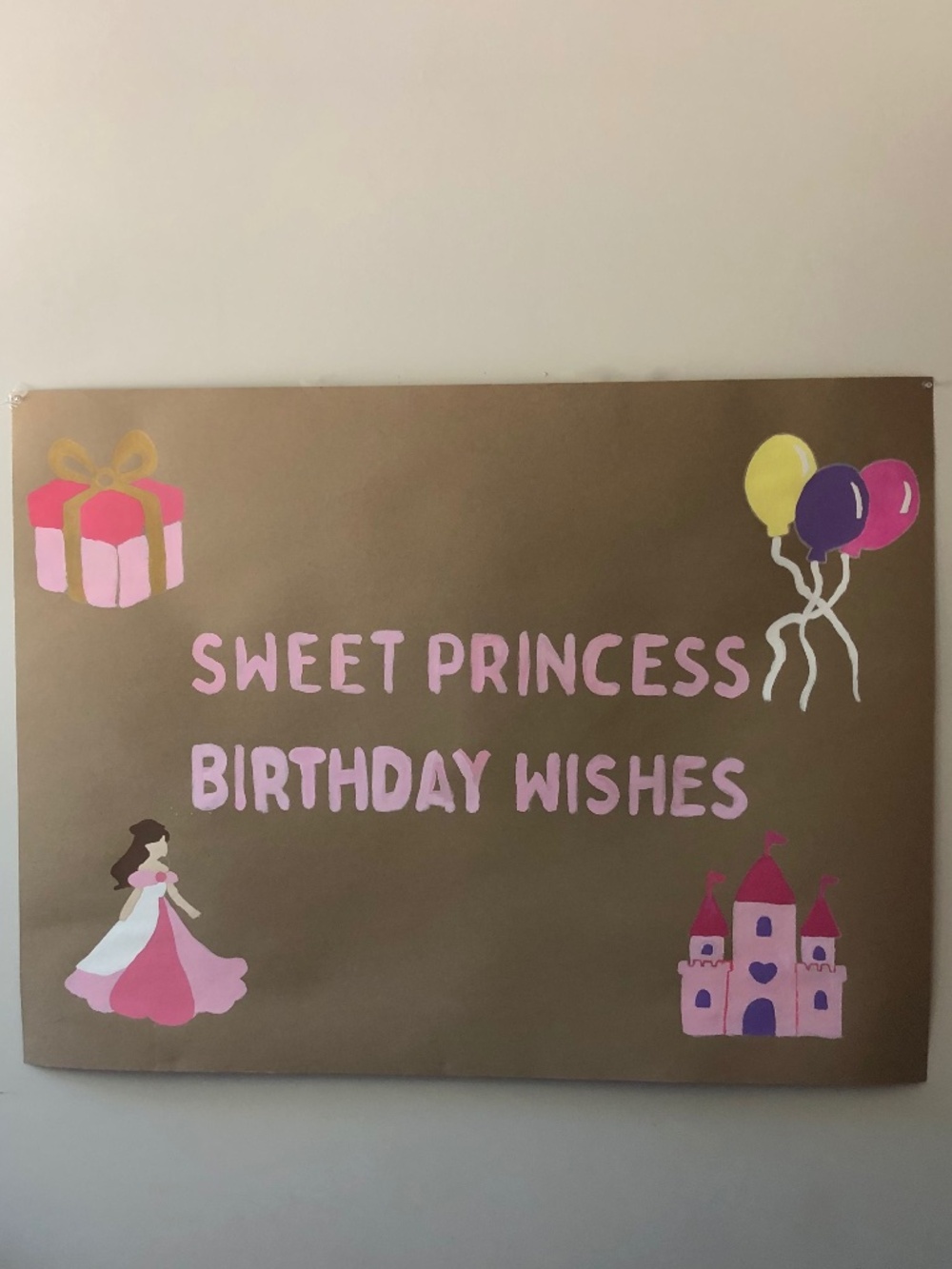 Hand painted banner